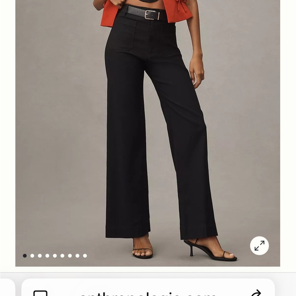 Maeve Collette Black Pants - Picture 1 of 6